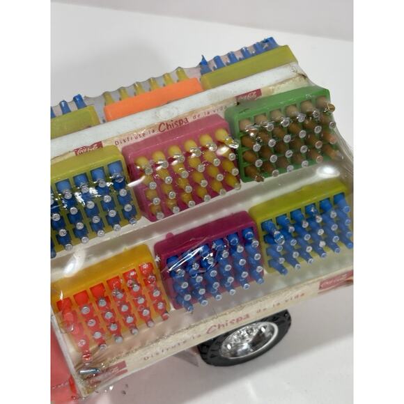 Vintage Plastics Orange COCA COLA Delivery Truck Kinect-t Coke 12” - Picture 3 of 9